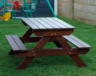 Kid's Picnic Table PLANS (in digital format) - For a DIY table