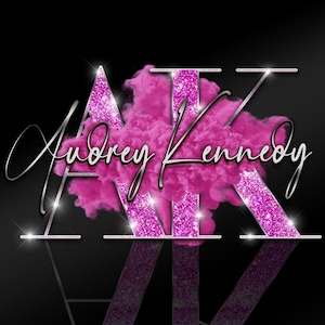 Pink Silver Black  Logo, Smoke Logo, Beauty Logo, Makeup Artist Logo, Signature Logo, Boutique Logo, Hair Logo, Lashes Logo, Nails Logo