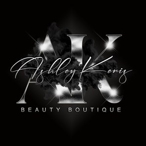 White Black Watercolor Logo, Smoke Logo, Beauty Logo, Makeup Artist Logo, Signature Logo, Boutique Logo, Hair Logo, Lashes Logo, Nails Logo