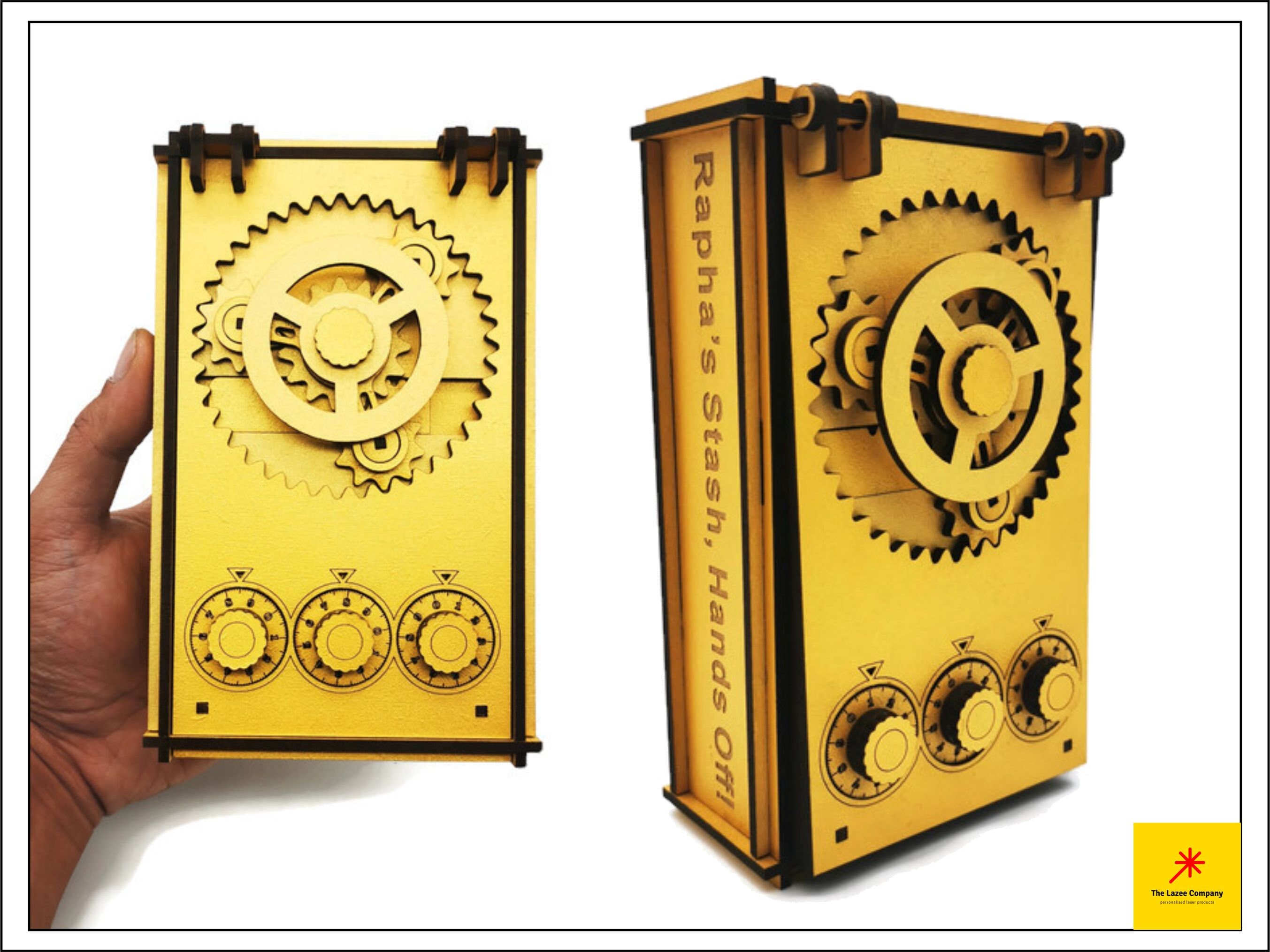 Vault Shape Keepsake Gift Box Desktop Organiser Money Box Preset