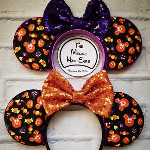 Halloween Disney Mouse Pumpkin ears