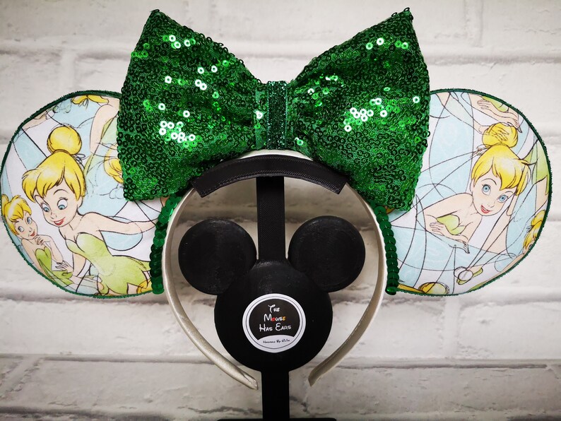 Tinkerbell Disney Inspired Mickey Mouse Ears Tinkerbell Etsy UK