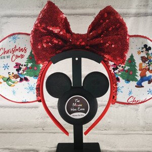 Christmas ears Mickey and the Disney cast.