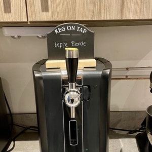 Pizarra de barril de cerveza casera: Tablero de menú de barril