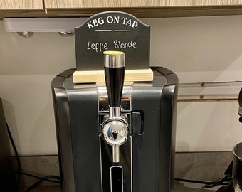 Pizarra para bomba de cerveza casera, menú de barril, regalo de Navidad ideal para amantes de la cerveza, regalos para él, decoración de bar para el hogar, accesorios para máquina de cerveza de barril