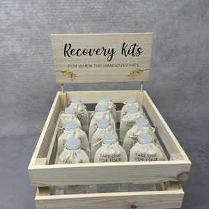 Wedding Hangover Recovery Kits| Wedding guest favours| Send Off Gifts