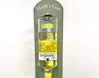 Custom Wall Mounted Liquor Dispenser: Home Bar Accessory