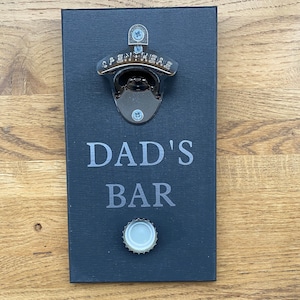 Customisable Bottle Opener | Wall Mounted Bottle Opener | Magnetic Bottle Opener | Home Bar Accessory