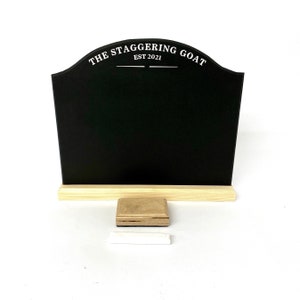 Menú de pizarra / Letrero personalizable / Menú de barra de inicio / Pizarra personalizable / pizarra personalizada