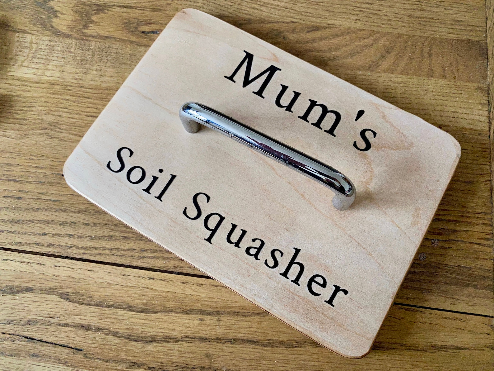 Seed Tray Tamper Garden Tools personalised Garden Gifts Etsy