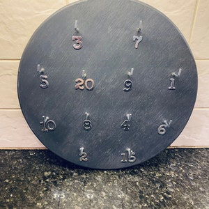 Wooden ring toss game