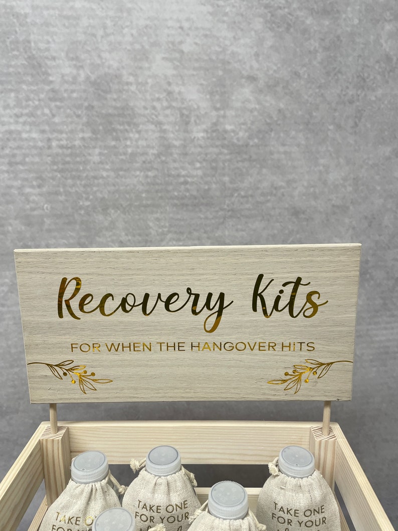 Wedding Hangover Recovery Kits Wedding guest favours Send Off Gifts image 4