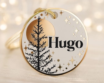 Custom dog tag Personalized pet ID tag Cat collar tag Engraved dog name tag Cute cat name tag Dog ID tag Pet tag for puppy kitten