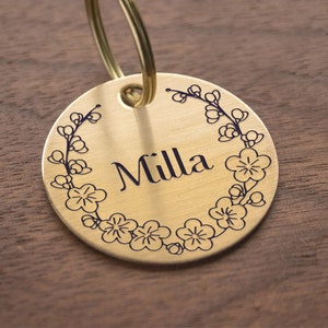 Custom dog tag, Personalized pet ID tag, Cat collar tag, Engraved dog name tag, Cute cat name tag, Dog ID tag, Pet tag for puppy kitten Gift