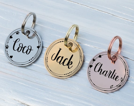 etsy dog tags engraved