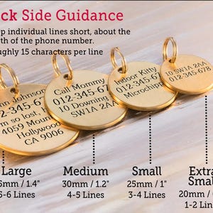 Custom dog tag Personalized pet ID tag Cat collar tag Engraved dog name tag, cat name tag, Dog ID tag, Pet tag for puppy kitten image 8