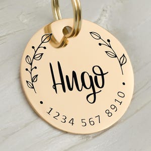 Custom dog tag Personalized pet ID tag, Cat collar tag, Engraved dog name tag, Cute cat name tag, Dog ID tag, Pet tag for puppy kitten