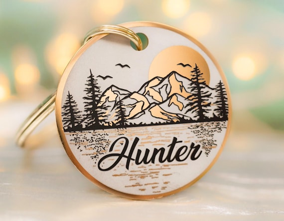 Custom dog tag Personalized pet ID tag  Cat collar tag Engraved dog name tag, cat name tag, Dog ID tag, Pet tag for puppy kitten