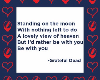 Grateful Dead And Phish Lyrical Valentines Day Love Phandle Candle