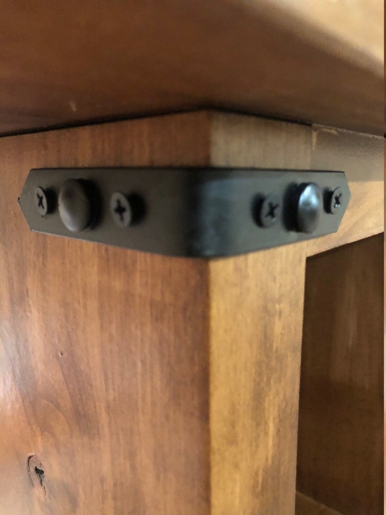 4Piece Rustic metal corners metal corner bracket corner Etsy