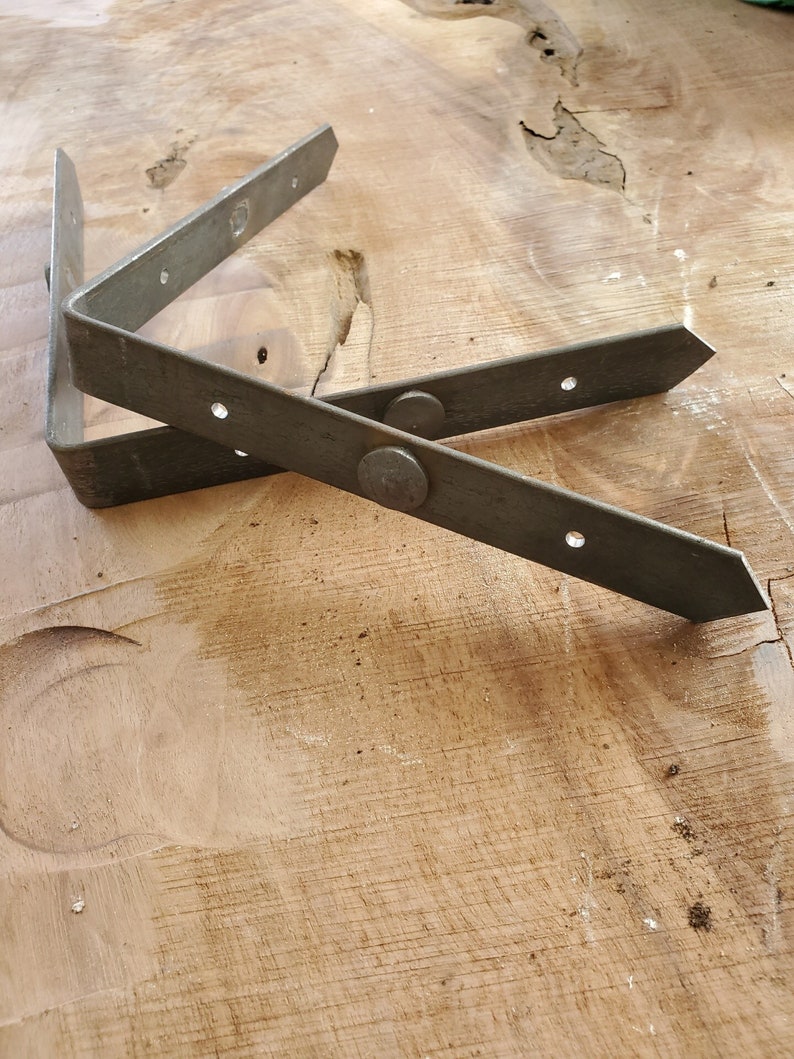 4Piece Rustic metal corners metal corner bracket corner Etsy