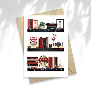 Illustration Bibli King, carte postale, Papeterie, illustration, carte à message, idée cadeau
