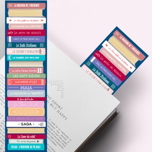 Bookmark Lucinda Riley, stationery, illustration, bookmarks, reading, France, gift for a reader, books