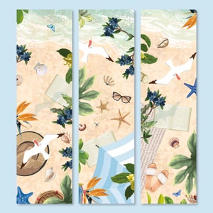 Sommer Lesezeichen Set - Schreibwaren für Leser, Geschenkidee, Buch Leseaccessoire