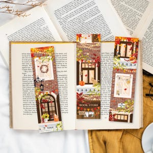 Autumn Bookmarks | Cozy Reading Pack | Stationery & Gift Idea