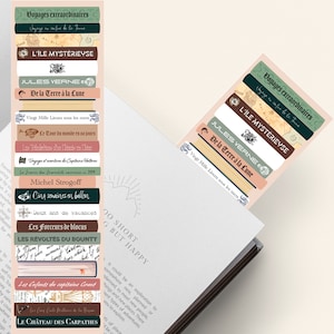 Jules Verne Lesezeichen - Abenteuer-Briefpapier, Leseaccessoire, Geschenkidee für Buchliebhaber