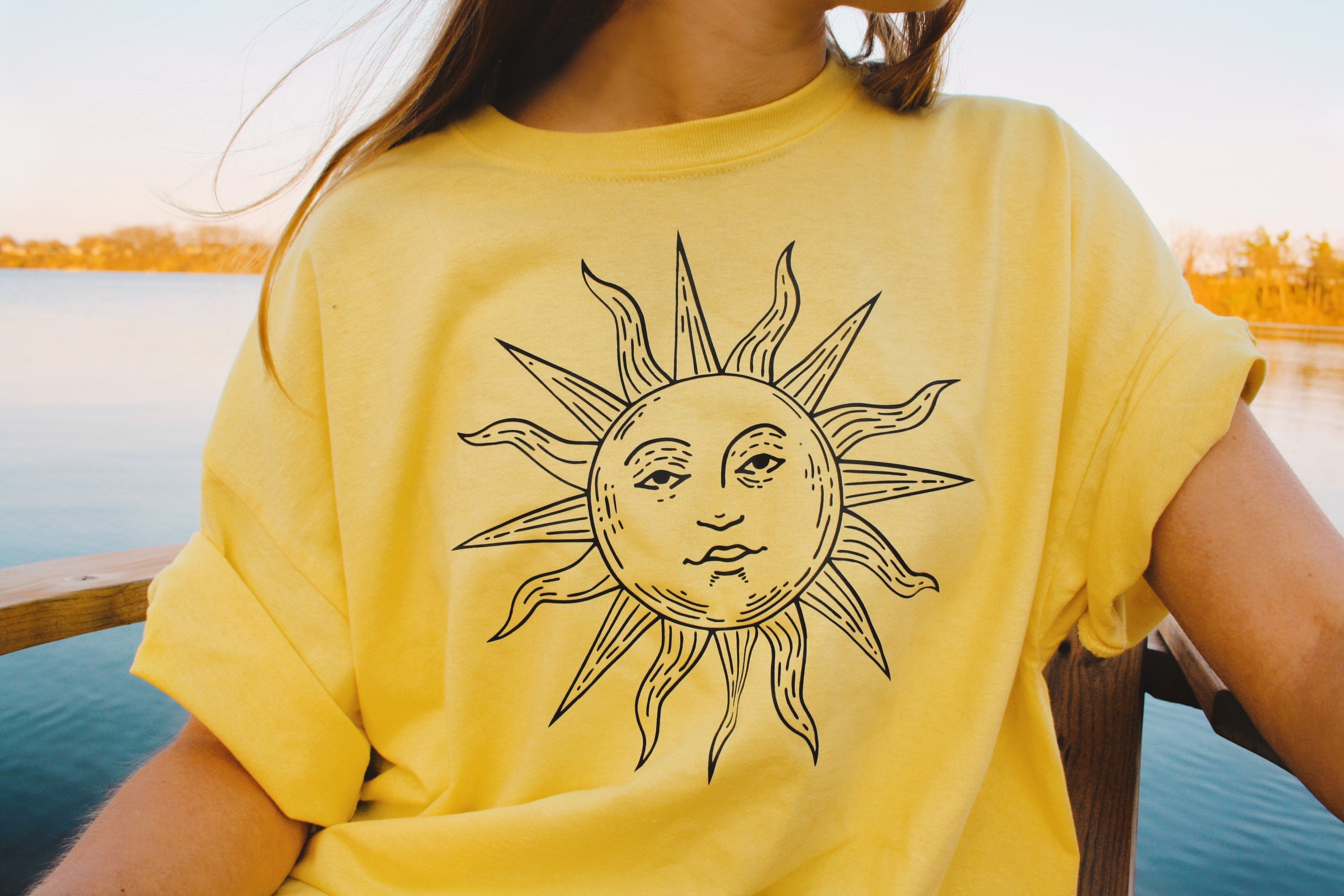 Y2K Aesthetic Yellow Tee - Etsy