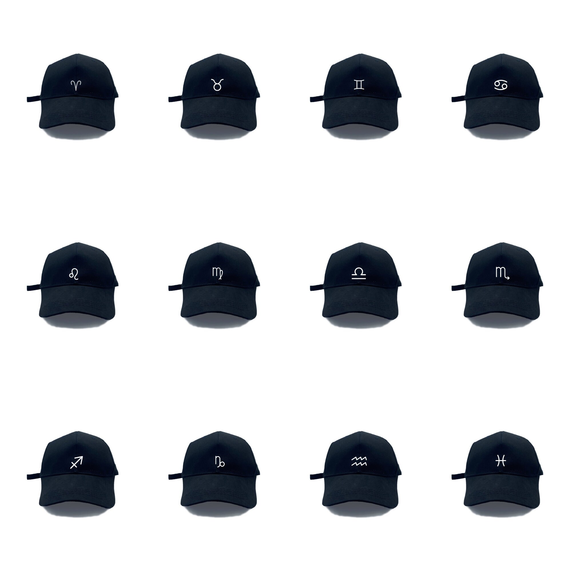 Star Sign Cap Zodiac Symbol Star Sign Adjustable Bucket Hat Baseball Hats Trendy ...