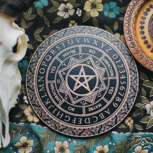 Round Pendulum Board: Spiritual Dowsing, Spirit Communication