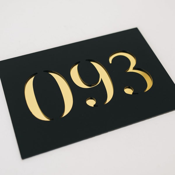 Picture of Apartment Number Plaque - Etsy