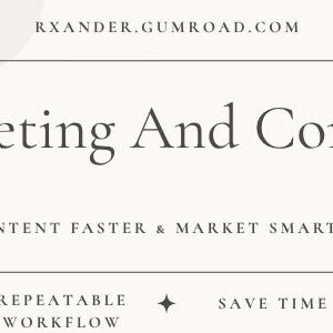 ChatGPT Marketing & Content Creation | AI Workflow System for Social Media, Copywriting and Business Growth