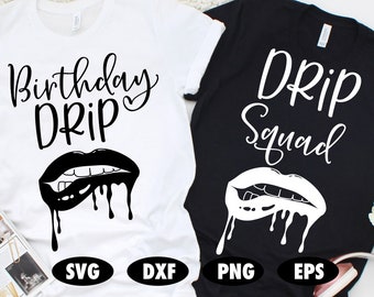 Download Drip birthday svg | Etsy