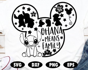 Download Stitch Silhouette Disney Lilo & Stitch SVG Files | Etsy