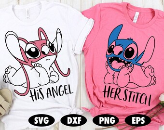 Free Free 161 Baby Stitch And Angel Svg SVG PNG EPS DXF File