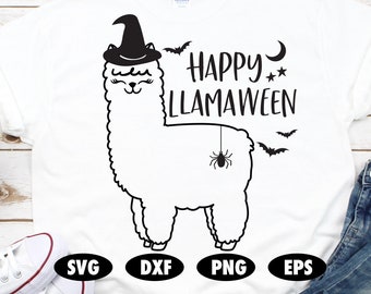 Download Halloween Llama Etsy