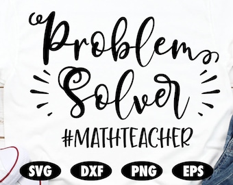 Download Math teacher svg | Etsy