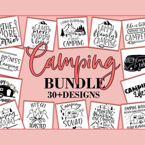 Camping bundle svg, Funny camping quotes svg, Camping quotes svg, Camper svg, Quotes svg, Sayings svg, Camping van svg, Campfire svg