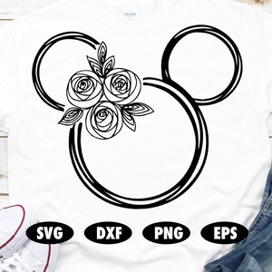 Download Minnie Floral Svg Disney Wreath Svg Minnie Mouse Svg Minnie Etsy