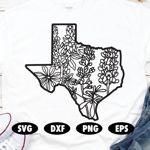 Texas svg, Bluebonnet svg, Texas state svg, State svg, USA svg, State flower svg, Bonnet svg, Flower svg, Floral svg, Svg file