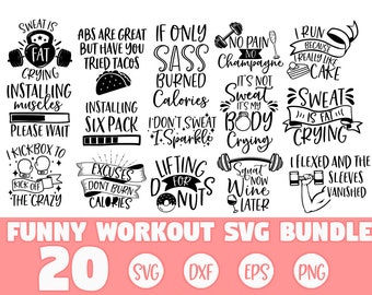 Download Workout Svg Bundle Etsy
