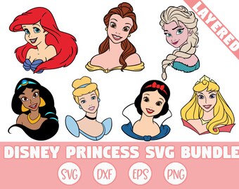 Free Free 142 Disney Princess Layered Svg SVG PNG EPS DXF File