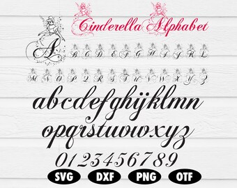 Download Cinderella Font Svg Etsy