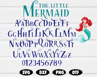Free Free 214 Mermaid Font Svg Free SVG PNG EPS DXF File