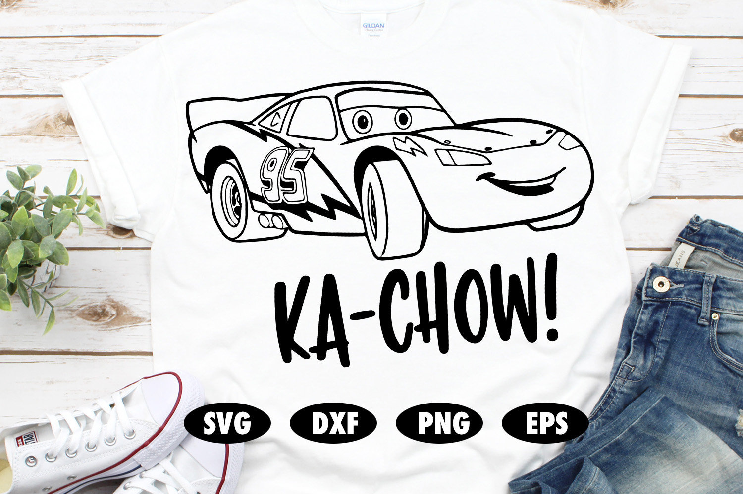 Ka chow svg Cars svg Lightning Mcqueen svg Funny svg | Etsy