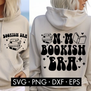 In mijn leesgrage tijdperk SVG, boek nerd SVG, lezen SVG, Pocket SVG, voor- en achterkant SVG, boek minnaar SVG, grappig boek SVG, boek shirt SVG