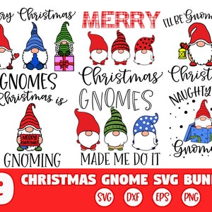 Christmas Gnomes Svg Bundle, Gnomes svg, Gnome svg, Gnomies svg, Funny Christmas svg, Svg bundle, Sulbimation, Gnome cut file, Christmas svg